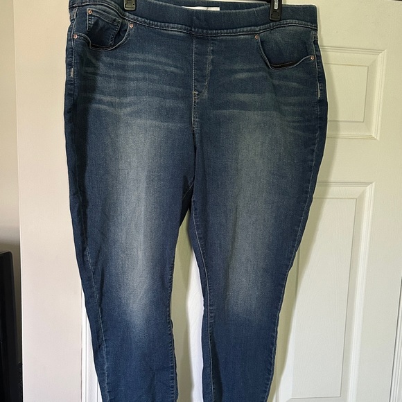 LEVI Classic Blue Women's Jeggings - Picture 1 of 4